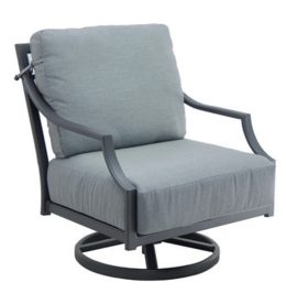 LANCASTER CUSHIONED LOUNGE SWIVEL ROCKER