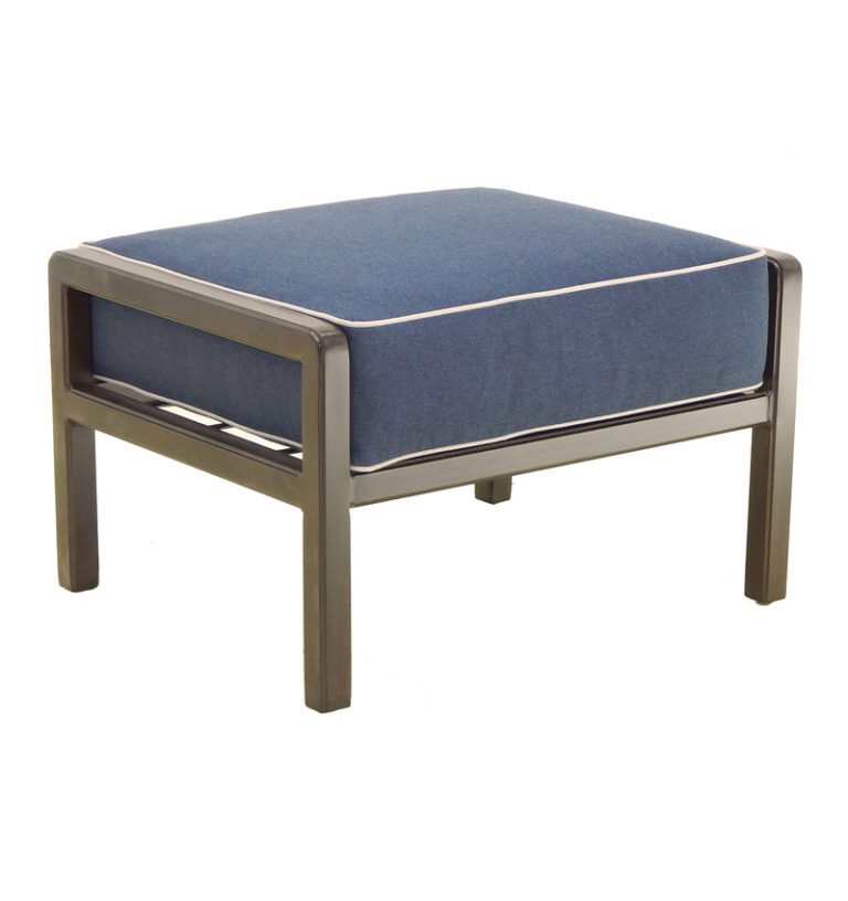 LEGEND CUSHIONED LOUNGE OTTOMAN - Costa Rican Furniture