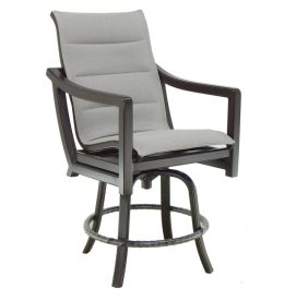 LEGEND HIGH BACK SLING SWIVEL COUNTER STOOL