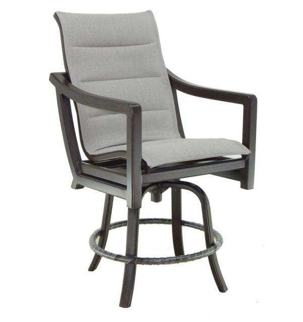 LEGEND HIGH BACK SLING SWIVEL COUNTER STOOL