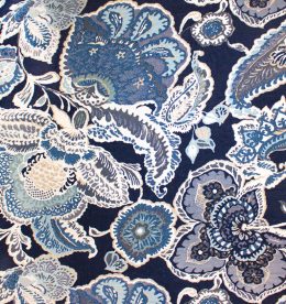 PALACIO BLOOM BLUE CUSHION FABRIC