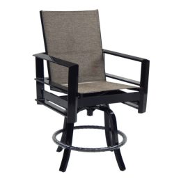VERTICE METRO HIGH BACK SLING SWIVEL COUNTER STOOL