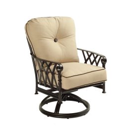 Veranda Cushioned Dining Swivel Rocker