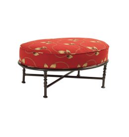 Veranda Cushioned Oval Ottoman