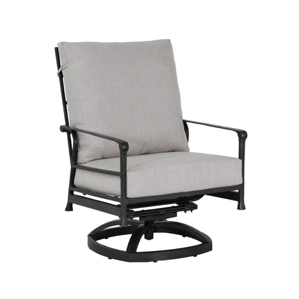 MARQUIS HIGH BACK CUSHIONED LOUNGE SWIVEL ROCKER