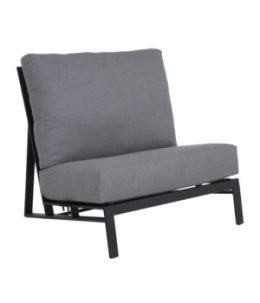 PRISM CUSHIONED ARMLESS LOUNGE CHAIR