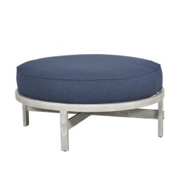 ANTLER HILL CUSHIONED ROUND OTTOMAN
