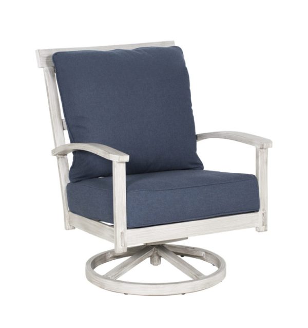 ANTLER HILL CUSHIONED SWIVEL ROCKER