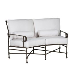 BORDEAUX CRESCENT LOVESEAT