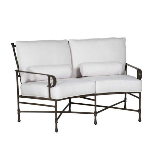BORDEAUX CRESCENT LOVESEAT