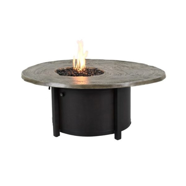 NATURE’S WOOD ROUND FIREPIT COFFEE TABLE