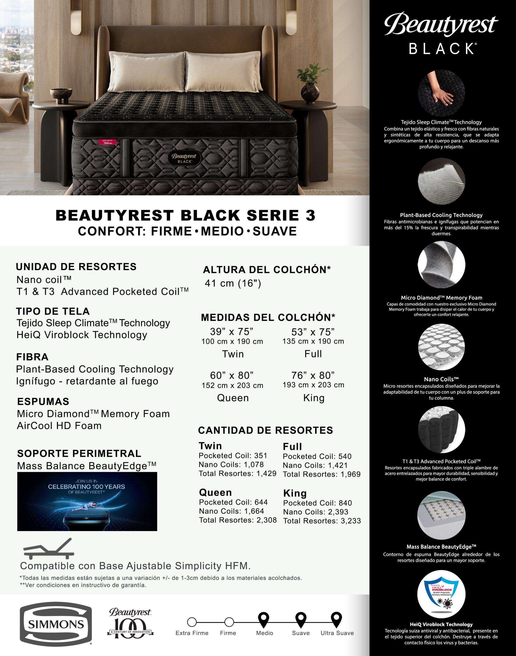 SIMMONS BEAUTYREST BLACK SERIES 3 - Image 2