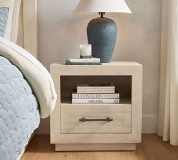 Modern light wood night stand