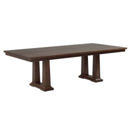 Coach Rectangular Pedestal Dining Table