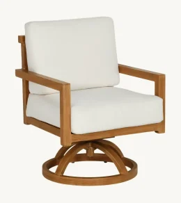 Talon Cushioned Swivel Dining Chair