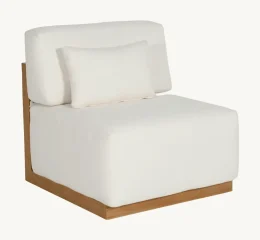 Talon Cushioned Armless Lounge Chair