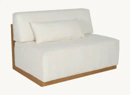 Talon Cushioned Middle Armless Loveseat
