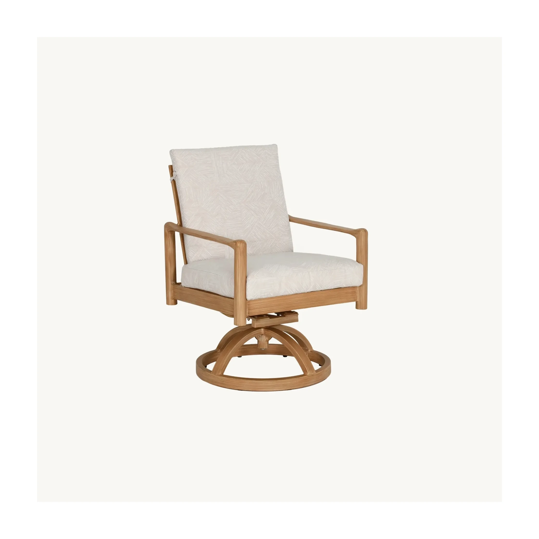 Preston Cushioned Formal Swivel Dining Chair
