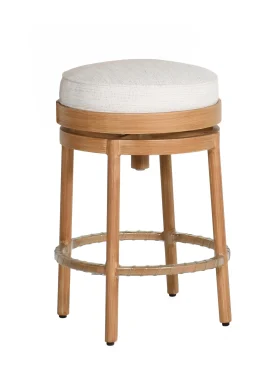 Preston Cushioned Backless Swivel Counter Stool